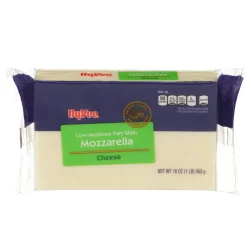 Hy-vee Mozzarella Low-moisture Part-skim Cheese