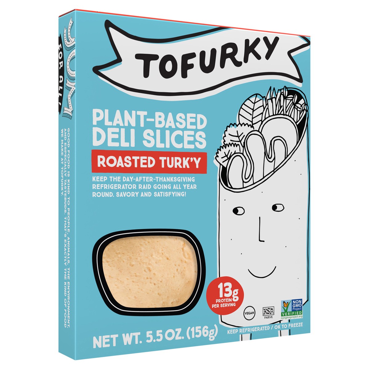 slide 5 of 6, Tofurky Roasted Turk'y Deli, 5.5 oz