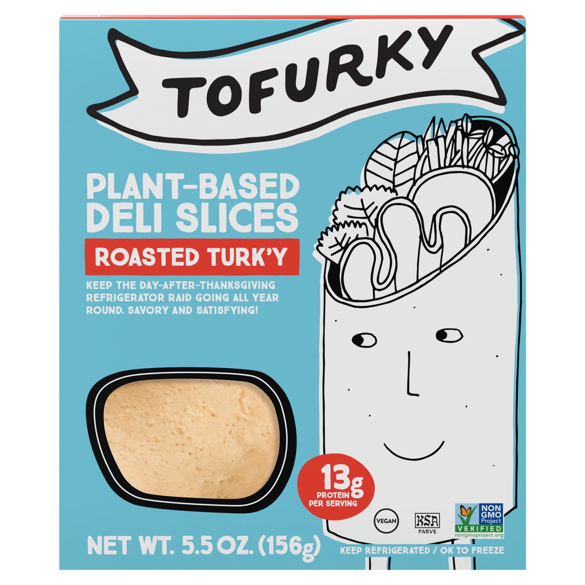 slide 1 of 6, Tofurky Roasted Turk'y Deli, 5.5 oz