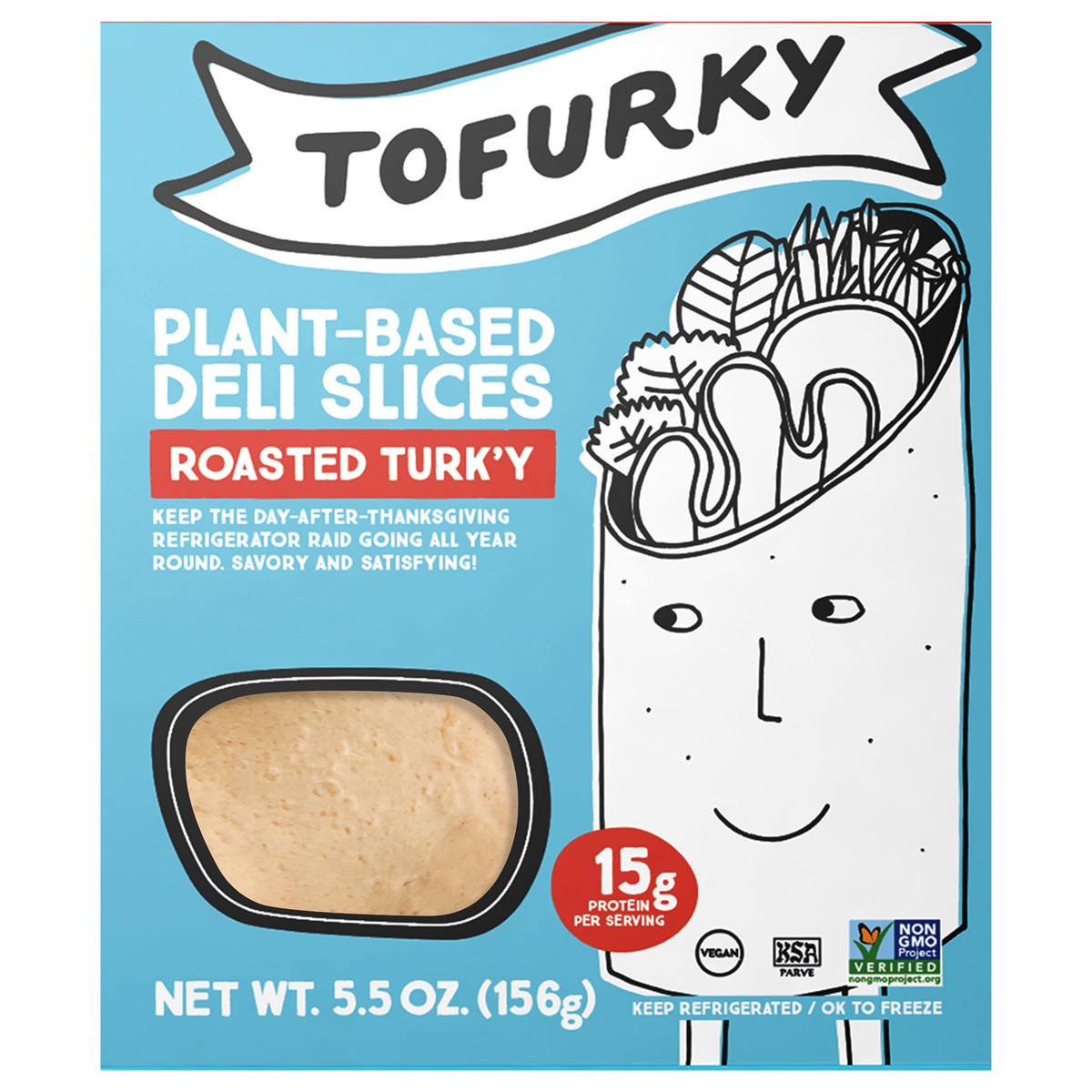 slide 1 of 6, Tofurky Roasted Turk'y Deli, 5.5 oz