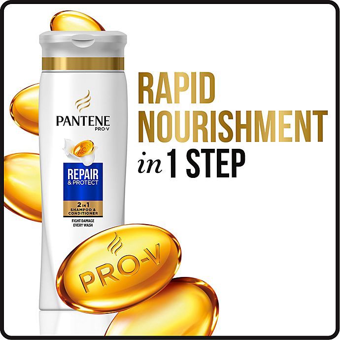 slide 3 of 5, Pantene Pro-V Repair And Protect 2 in 1 Shampoo And Conditioner, 12.6 fl oz