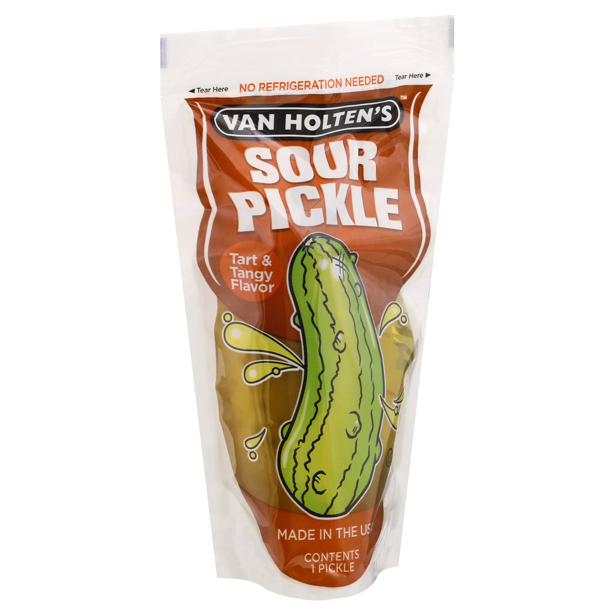 slide 7 of 12, Van Holten's Tart & Tangy Flavor Sour Pickle 1 ea, 1 ct
