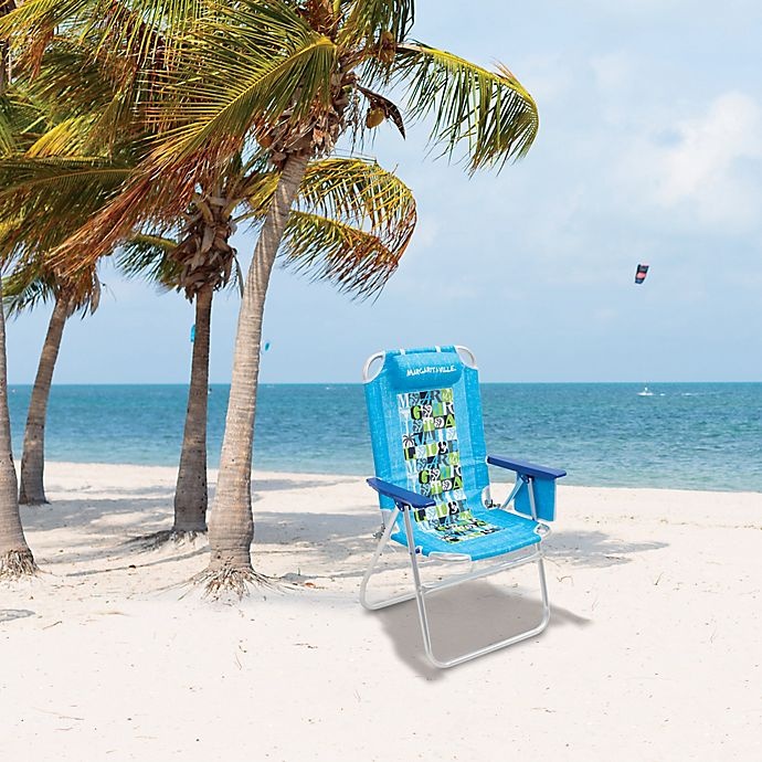 slide 5 of 5, Margaritaville Big Shot Beach Chair - Turquoise, 1 ct