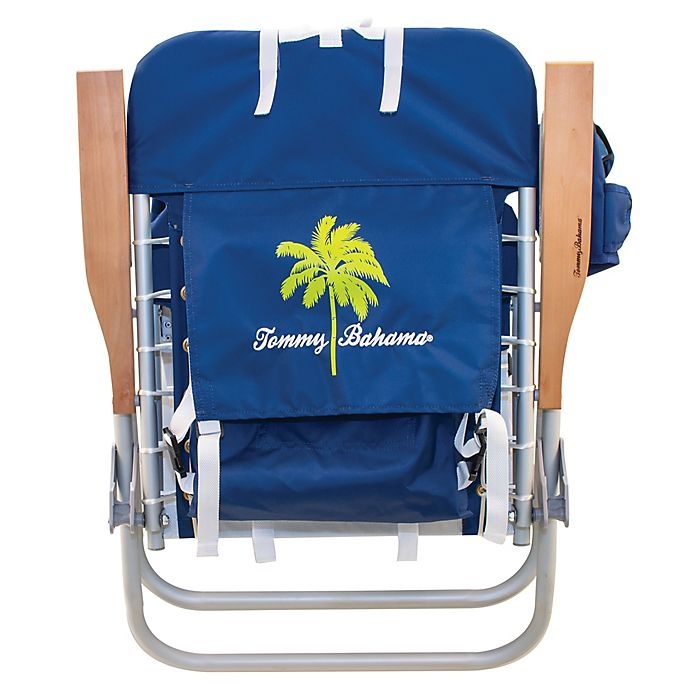 slide 3 of 7, Tommy Bahama Backpack Hi Boy Beach Chair - Blue, 1 ct