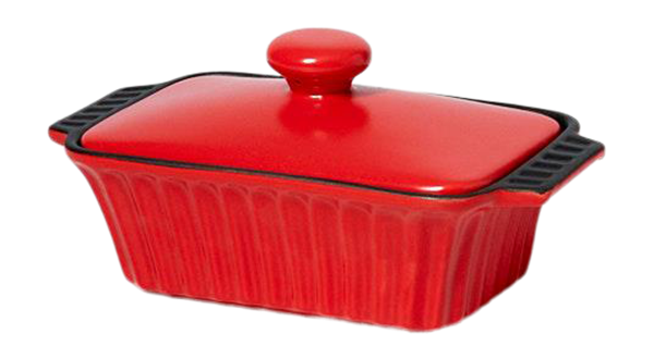 slide 1 of 1, 8.5 Stoneware Casserole Dish, 1 ct