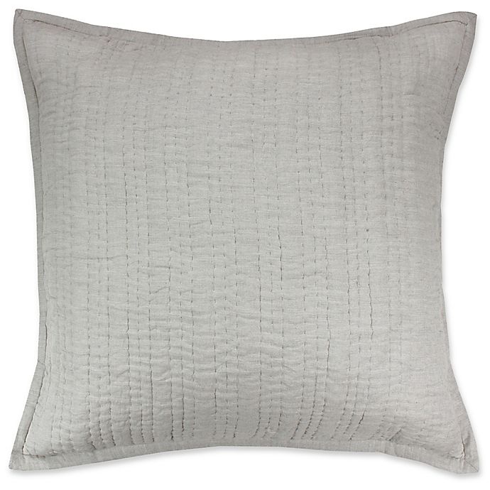slide 1 of 1, Kenneth Cole New York Dovetail European Pillow Sham - Grey, 1 ct