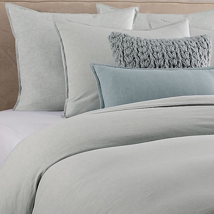 slide 1 of 1, Kenneth Cole Mineral Yarn-Dyed Full/Queen Duvet Cover - Seaglass, 1 ct