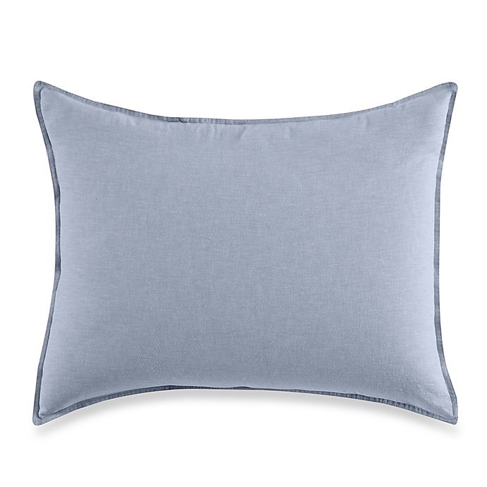 slide 1 of 2, Kenneth Cole Mineral Yarn-Dyed Standard Pillow Sham - Ocean, 1 ct
