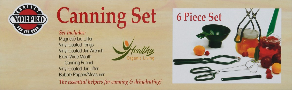 slide 4 of 12, Norpro 5-Piece Canning Set - Green, 5 ct