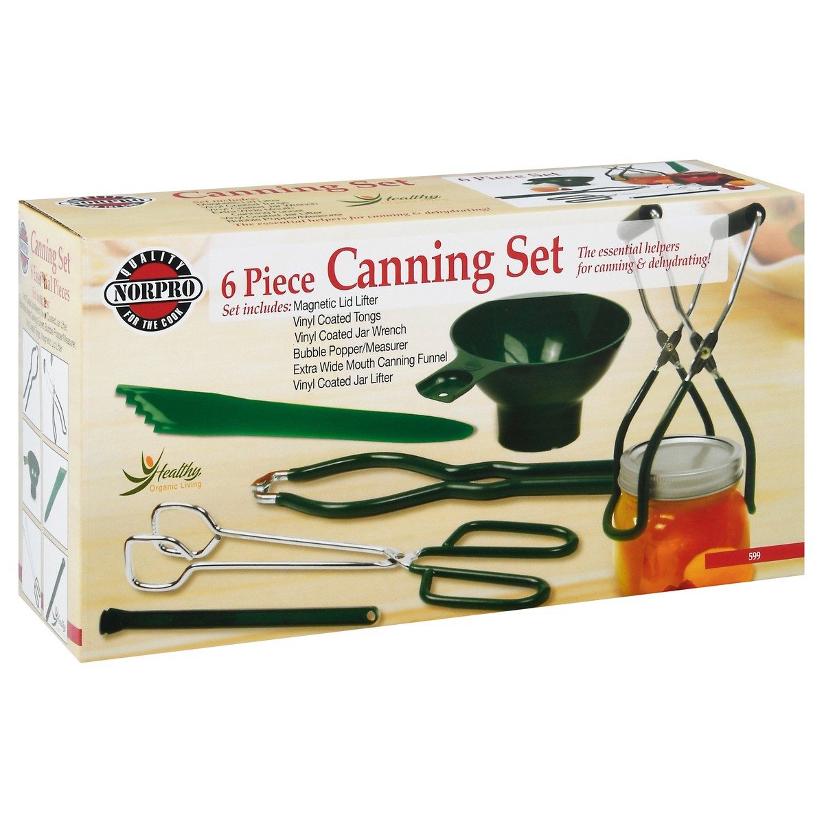 slide 5 of 12, Norpro 5-Piece Canning Set - Green, 5 ct