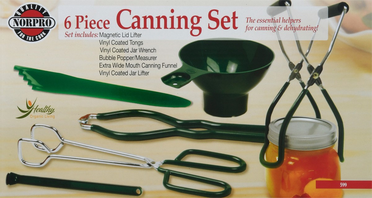 slide 6 of 12, Norpro 5-Piece Canning Set - Green, 5 ct
