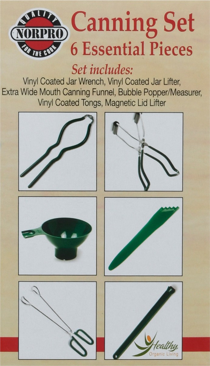 slide 11 of 12, Norpro 5-Piece Canning Set - Green, 5 ct
