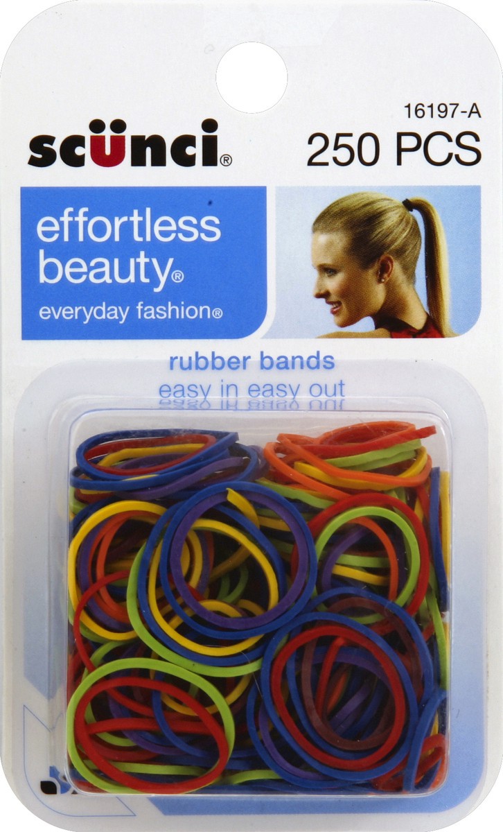 slide 2 of 2, scünci Rubber Bands 250 ea, 250 ct