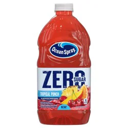 Ocean Spray Zero Sugar Tropical Punch Juice Drink, 64 fl oz