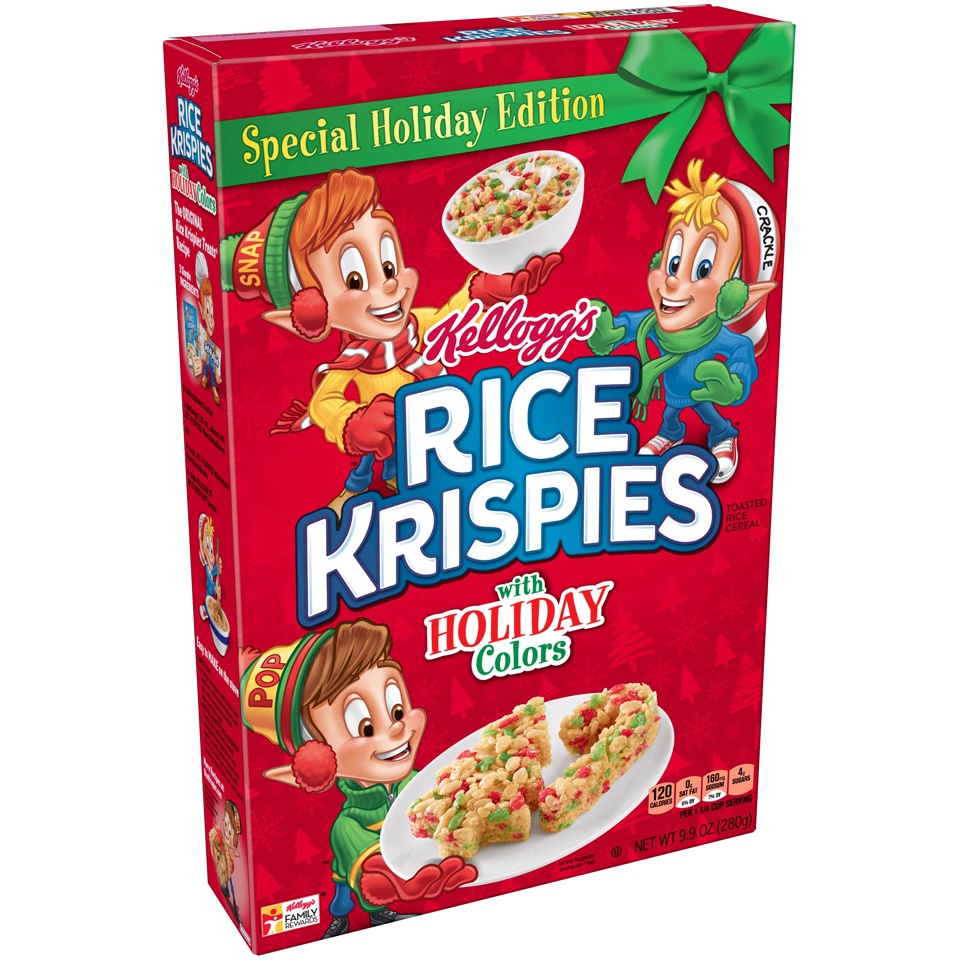 slide 3 of 5, Kellogg's Rice Krispies Cereal, 9.9 oz