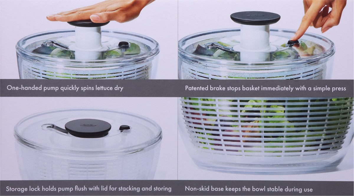 slide 10 of 12, OXO Salad Spinner, 1 ct