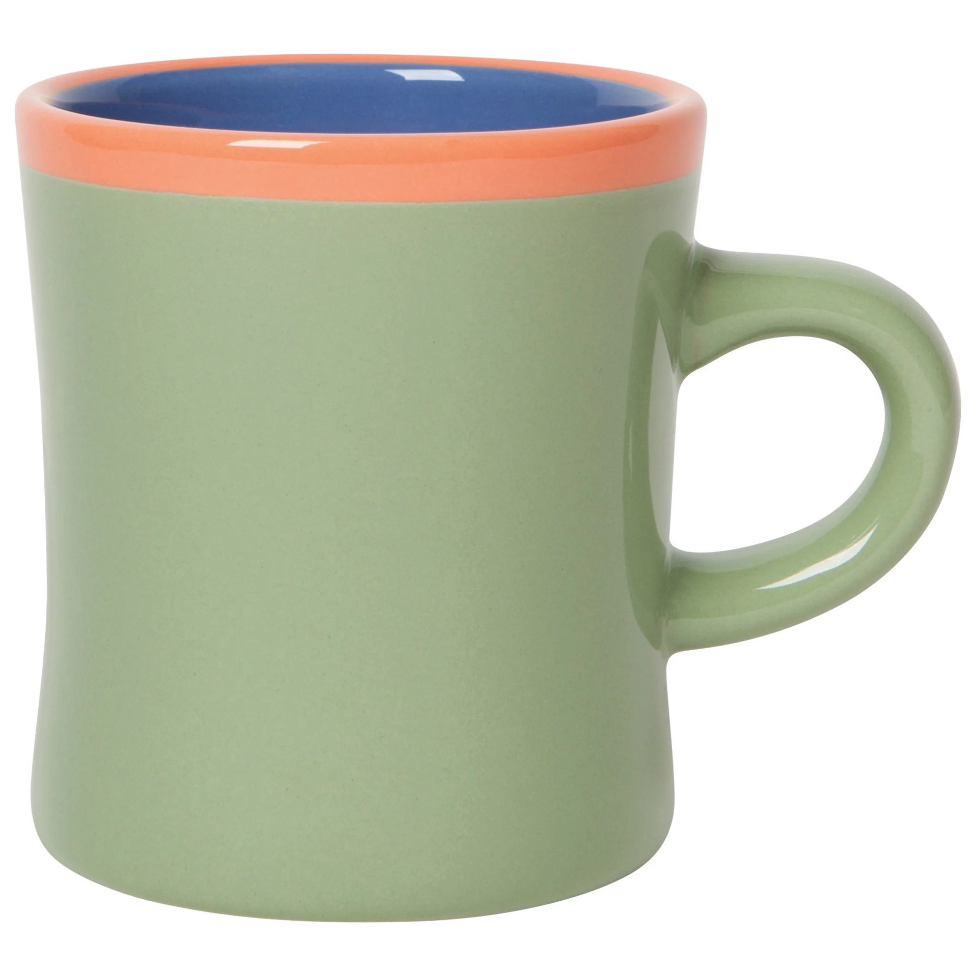 slide 1 of 1, Now Designs Color Pop Green Diner Mug, 1 ct