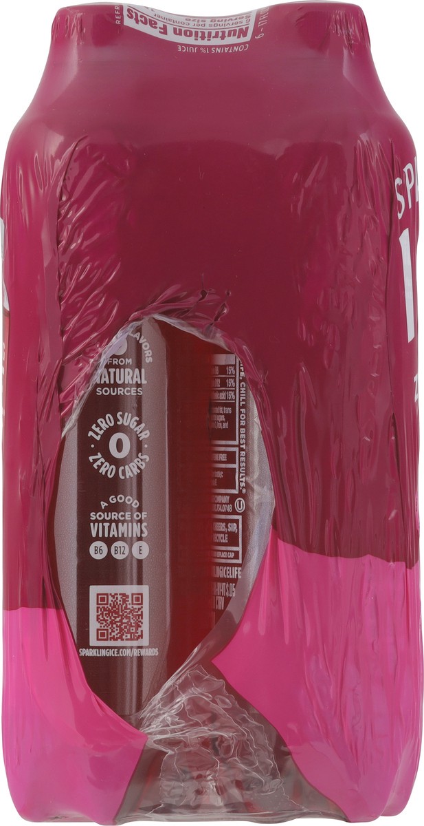 slide 6 of 14, Sparkling ICE 6 Pack Zero Sugar Black Raspberry, 6 ct; 17 oz
