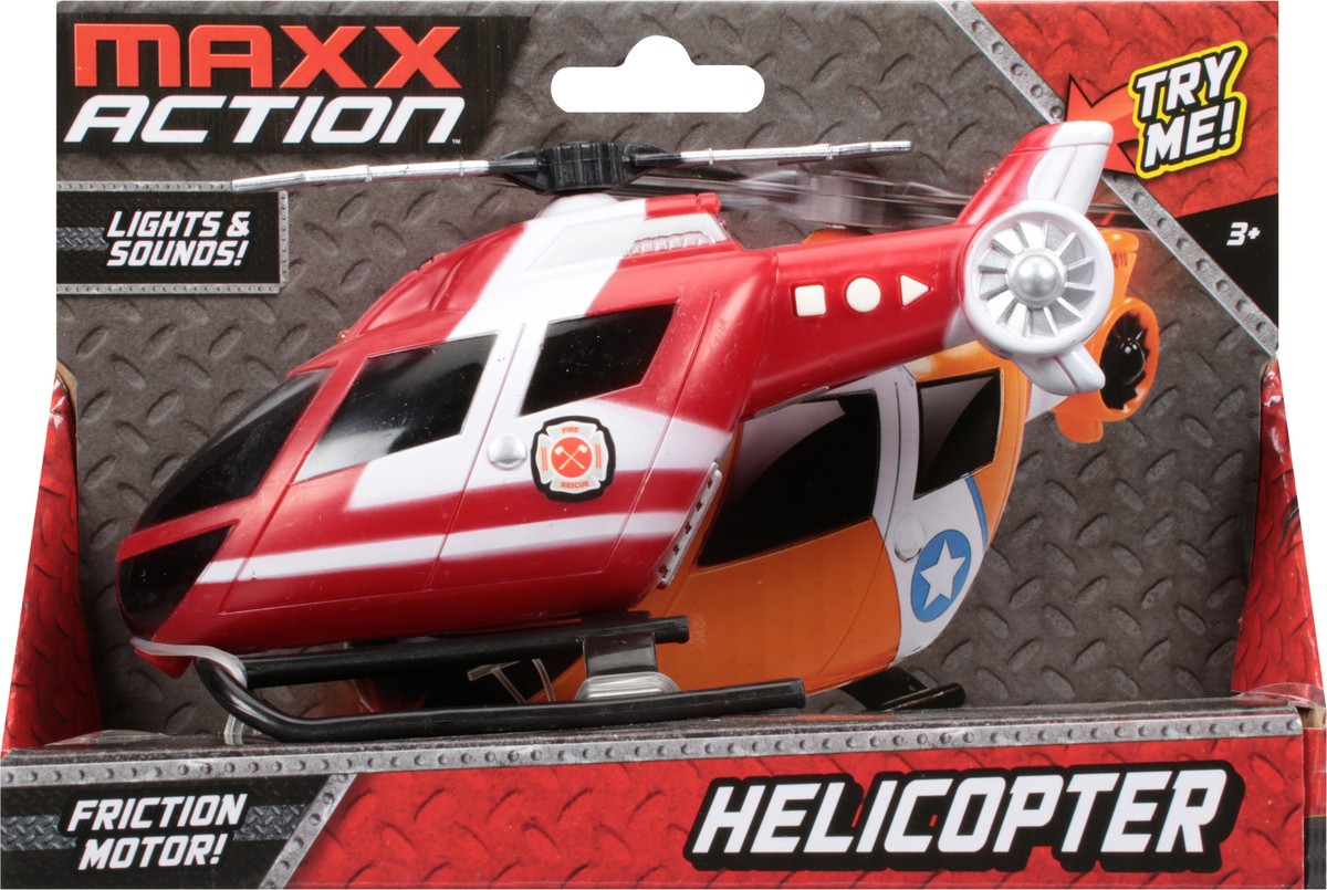 slide 1 of 12, Maxx Action Sunny Days Helicopter Rescue Vehicle, 1 ct