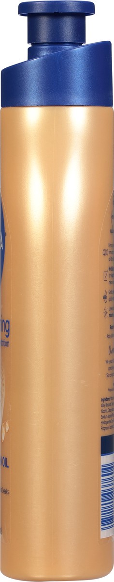 slide 3 of 9, Nivea Skin Firming Melanin Beauty & Hydration Body Lotion with Q10 and Argan Oil, 16.9 Fl Oz Pump Bottle, 16.9 oz