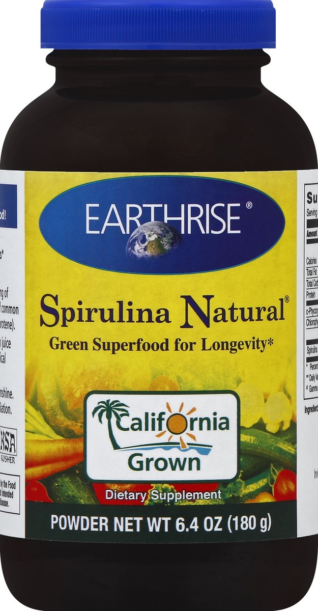 slide 2 of 2, Earthrise Spirulina Natural 6.4 oz, 6.4 oz