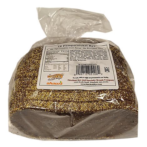 slide 1 of 1, Pumpernickel 1lb Loaf Sliced - 16 LB, 16 lb