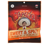 slide 1 of 1, Tapatio Jerky Sweet & Spicy, 3 oz