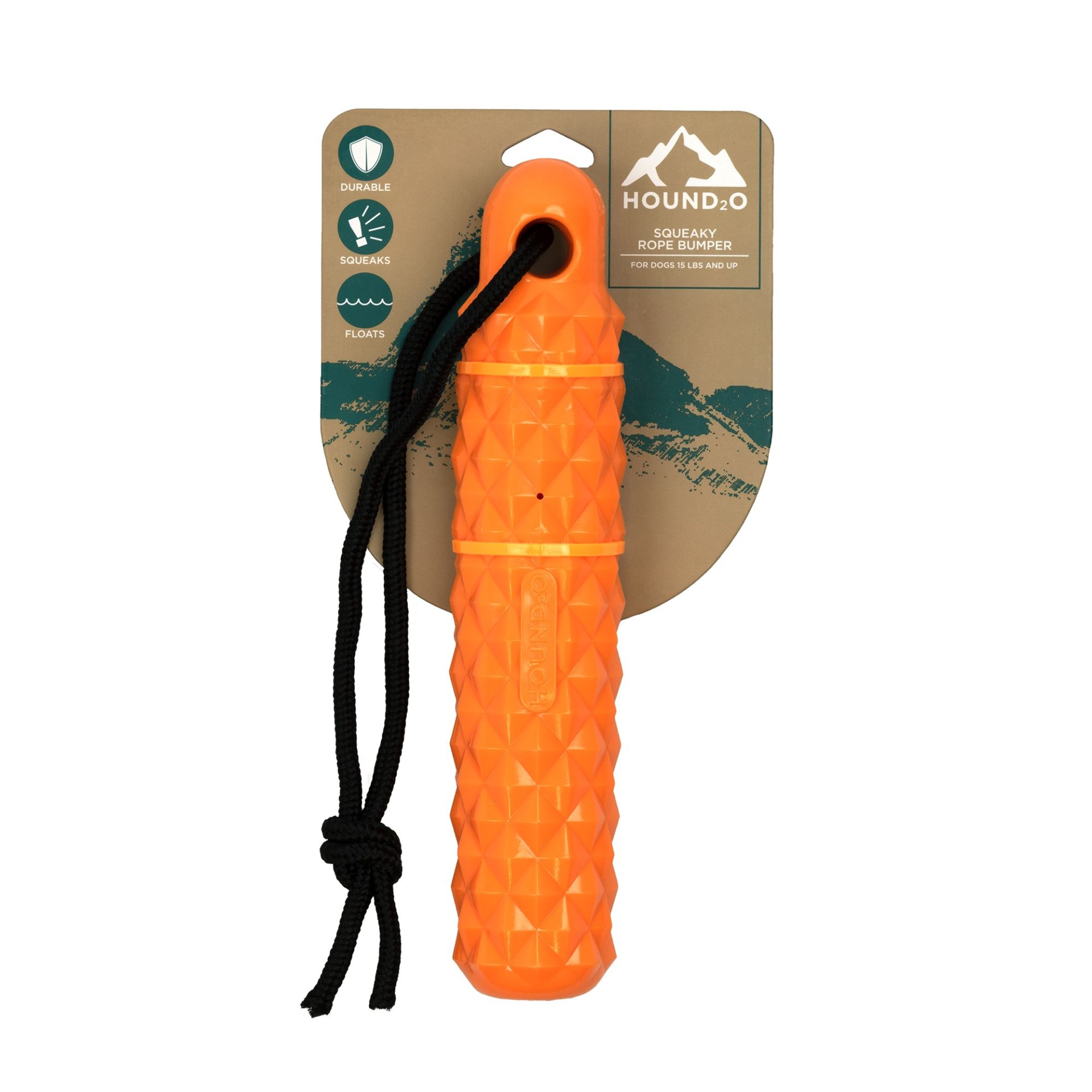 slide 1 of 1, Hound 2O Hound2O Squeaky Rope Bumper Dog Toy, 1 ct