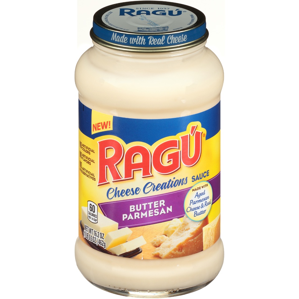 slide 1 of 7, Ragu Cheese Creations Butter Parmesan Sauce 16.2 Oz. Jar, 16.2 oz