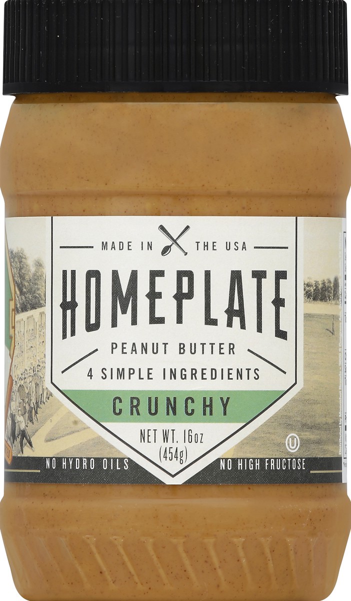 slide 2 of 2, HomePlate Peanut Butter Crunchy Peanut Butter Spread 16 oz, 16 oz