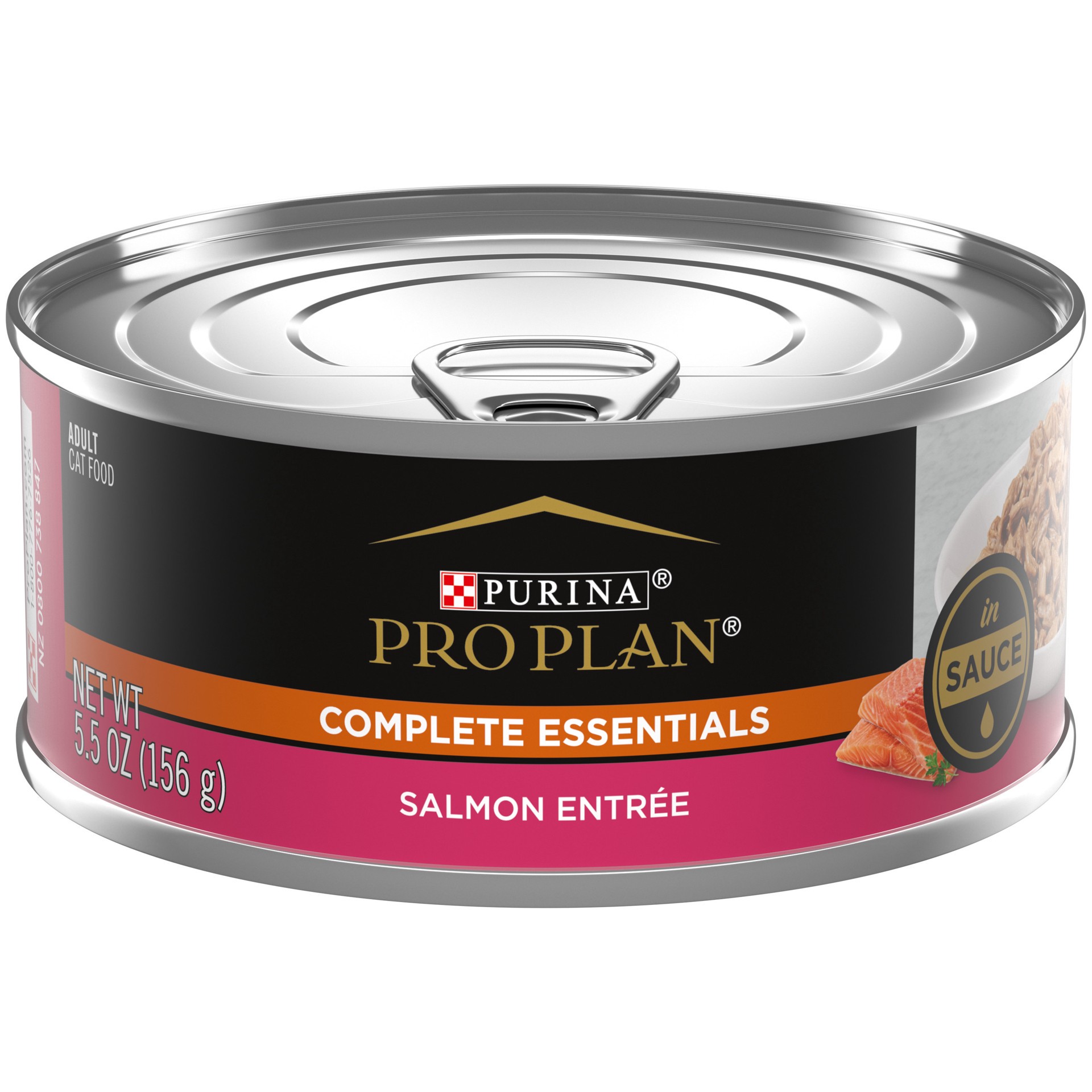 slide 1 of 6, Pro Plan Purina Pro Plan Gravy Wet Cat Food, COMPLETE ESSENTIALS Salmon Entree in Sauce, 5.5 oz