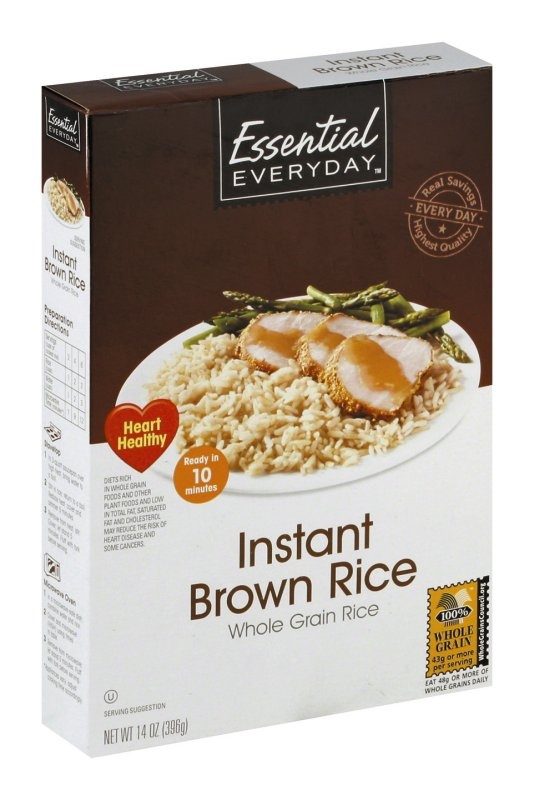 slide 1 of 1, Essential Everyday Instant Brown Rice, 14 oz