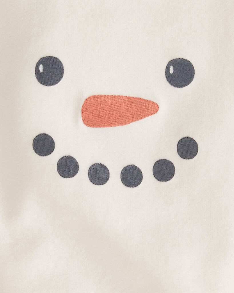 slide 2 of 3, Littleplanet Baby Snowman Bubble Bodysuit Made with Organic Cotton Cream 12M, 1 ct