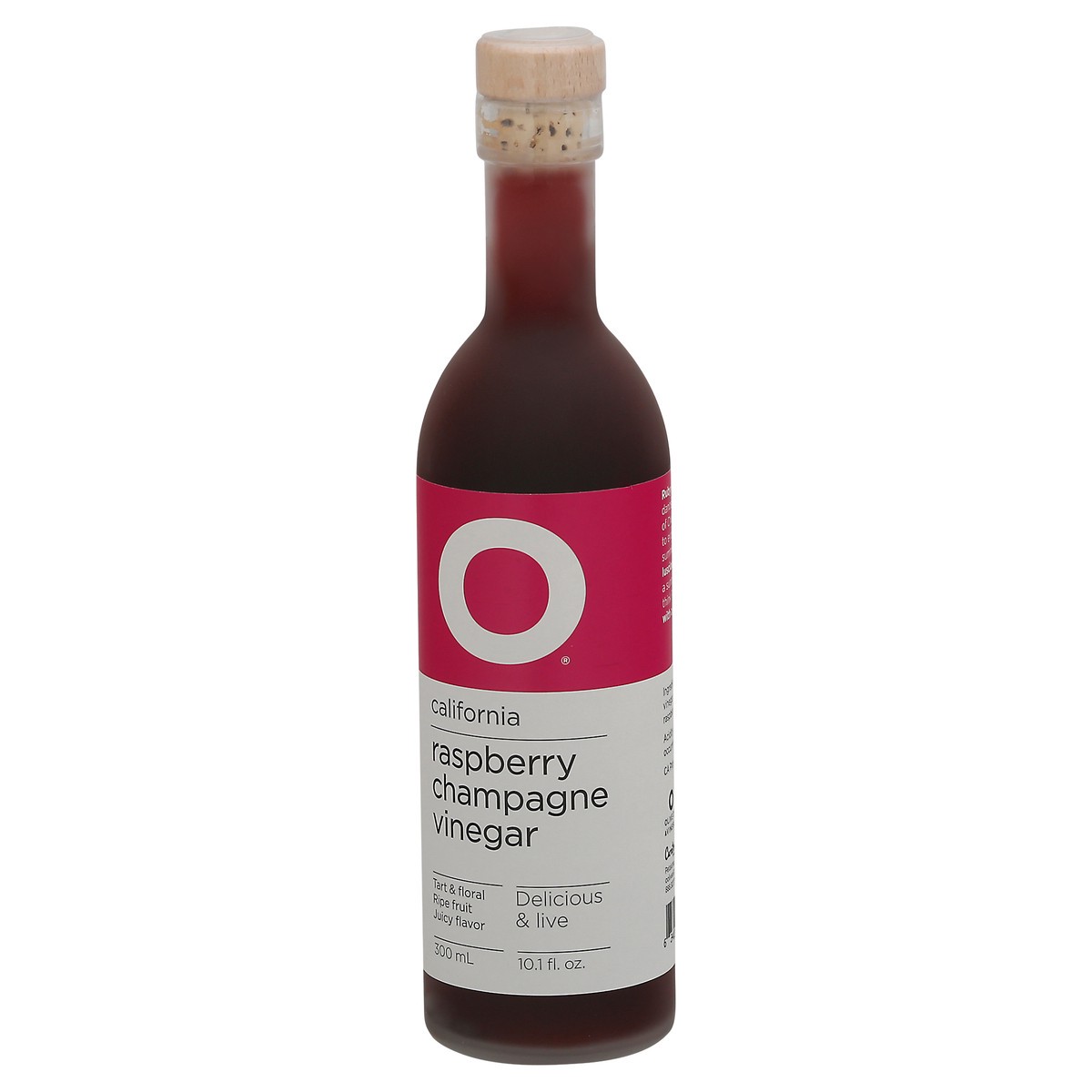 slide 7 of 9, O California Raspberry Champagne Vinegar 10.1 fl oz Bottle, 10.1 fl oz