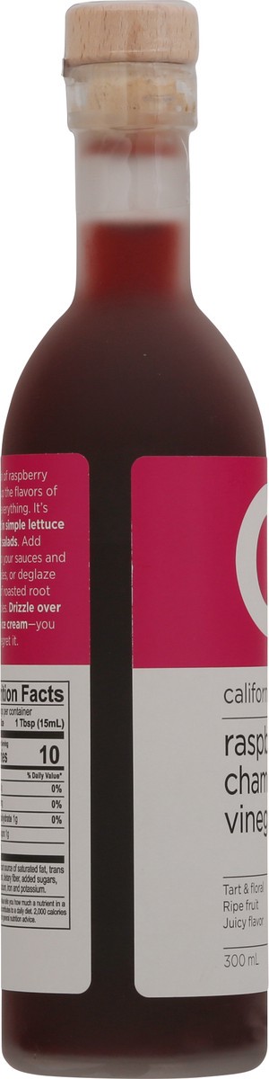 slide 9 of 9, O California Raspberry Champagne Vinegar 10.1 fl oz Bottle, 10.1 fl oz