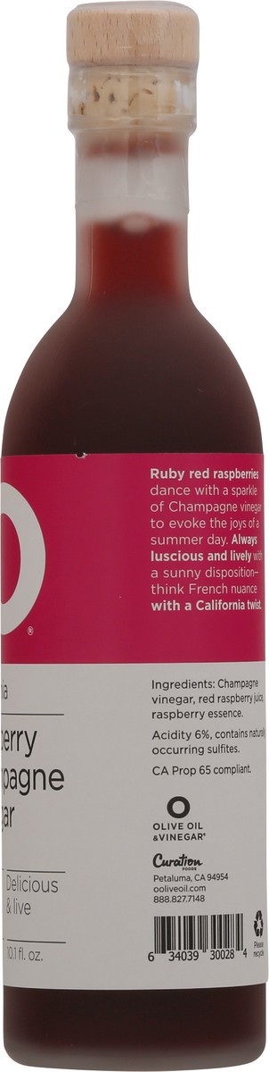 slide 6 of 9, O California Raspberry Champagne Vinegar 10.1 fl oz Bottle, 10.1 fl oz