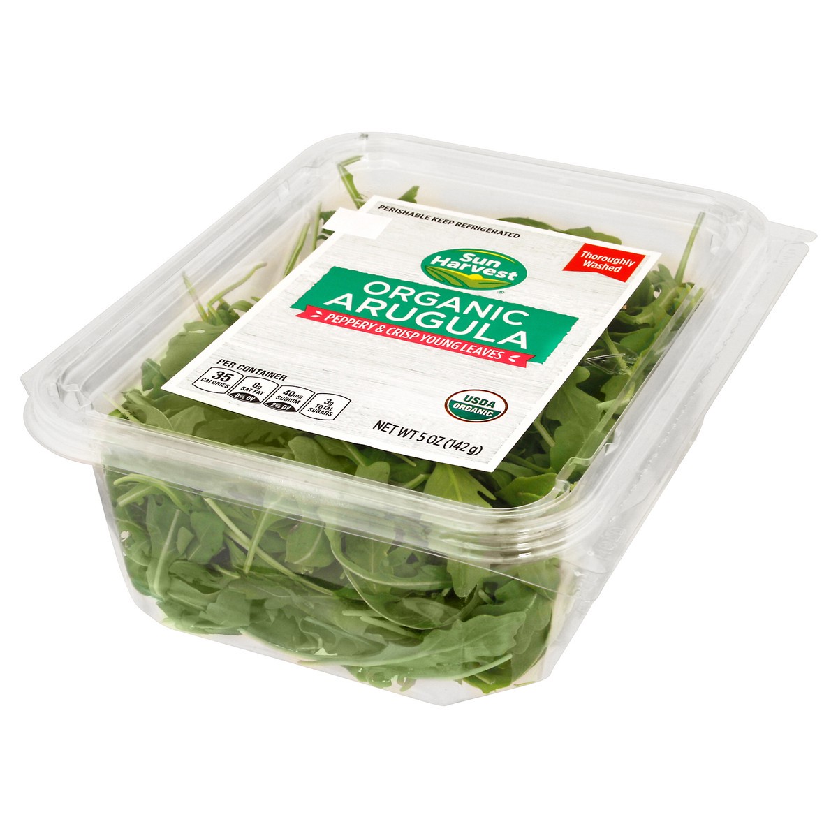 slide 7 of 13, Sun Harvest Organic Arugula, 5 oz