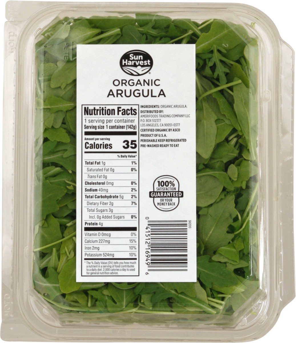slide 2 of 13, Sun Harvest Organic Arugula, 5 oz
