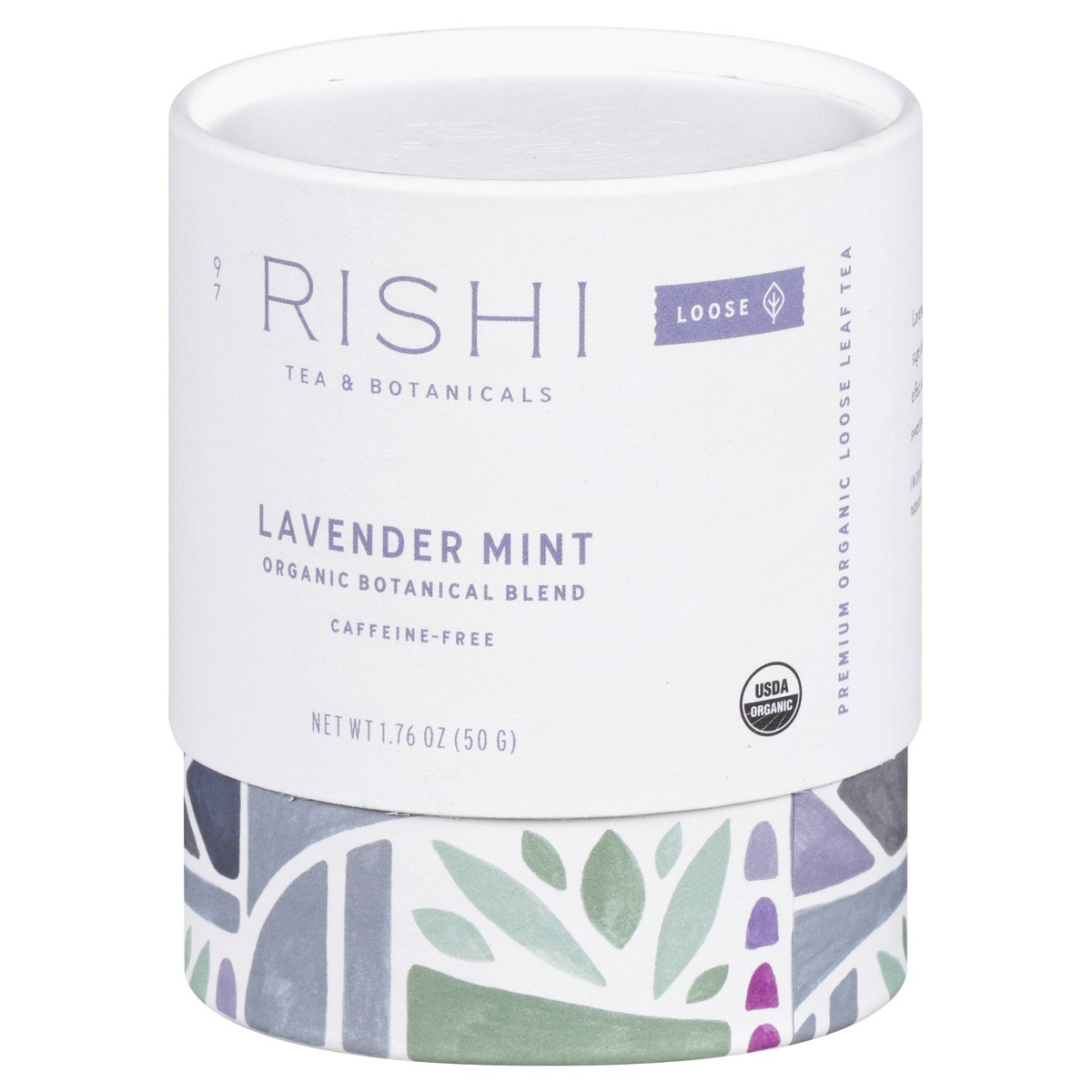 slide 3 of 9, Rishi Caffeine-Free Organic Loose Lavender Mint Tea - 1.76 oz, 1.76 oz