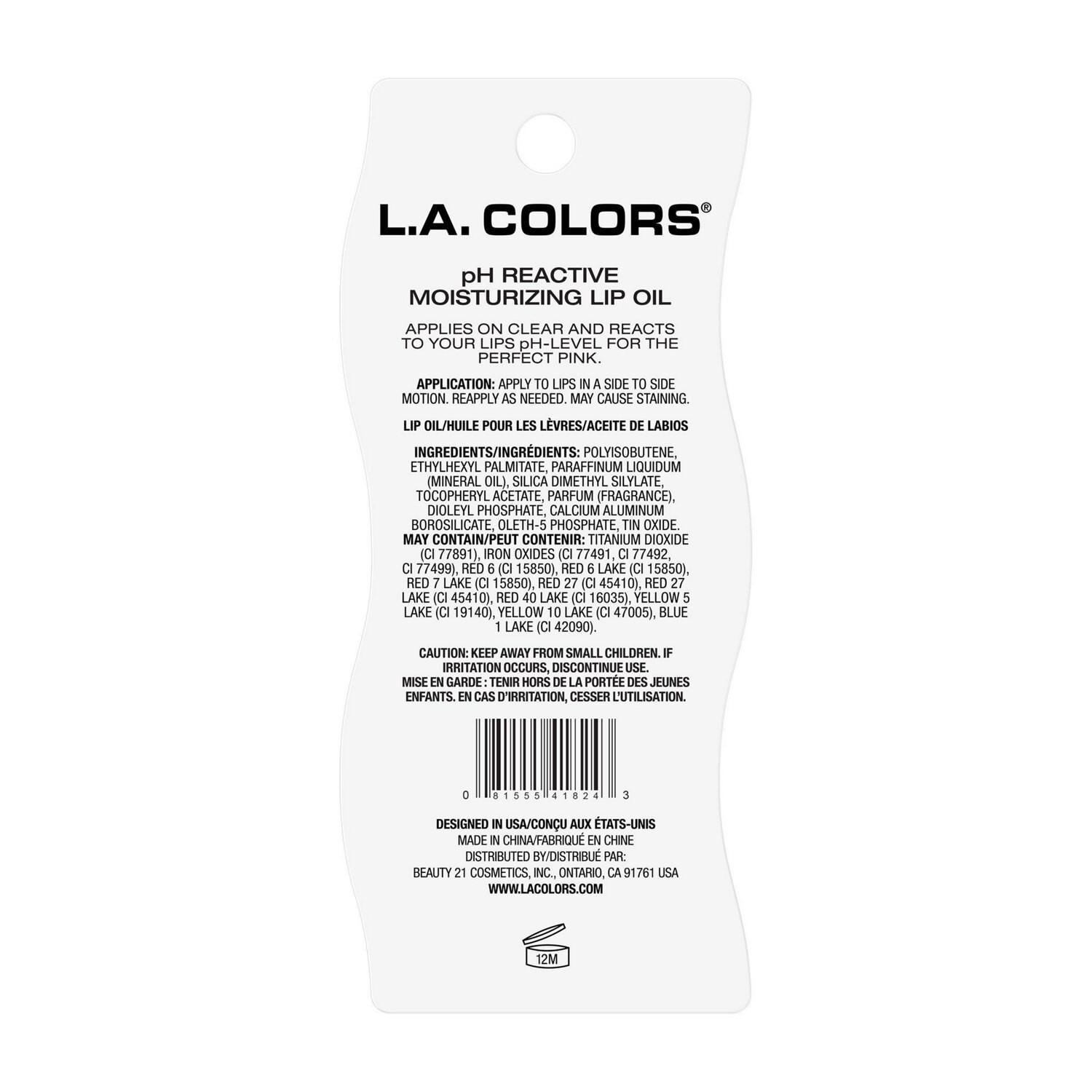 slide 3 of 3, L.A. COLORS Lac Magical Shine Tinted Lip Oil - Magical Lip Oil, 1 ct