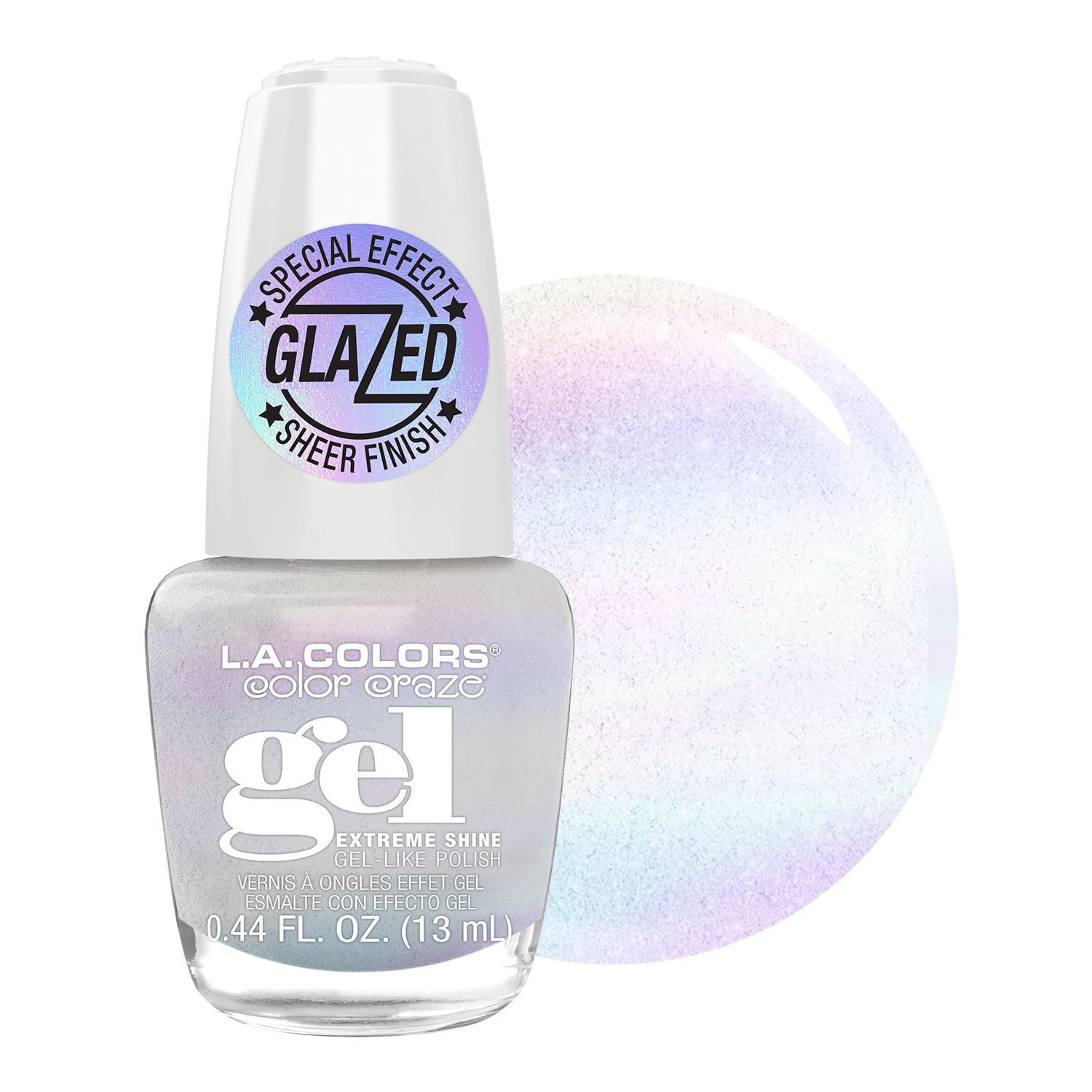 slide 2 of 3, La Colors Gel Glazed Nail Polish - Chandeliers, 0.44 oz