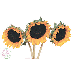 slide 1 of 1, Harris Teeter Flower Gallery Jumbo Sunflower Bunch, 1 ct