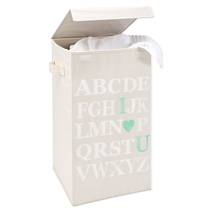 slide 2 of 4, Dazz ABC I Love Your Flip-Top Laundry Hamper, 1 ct