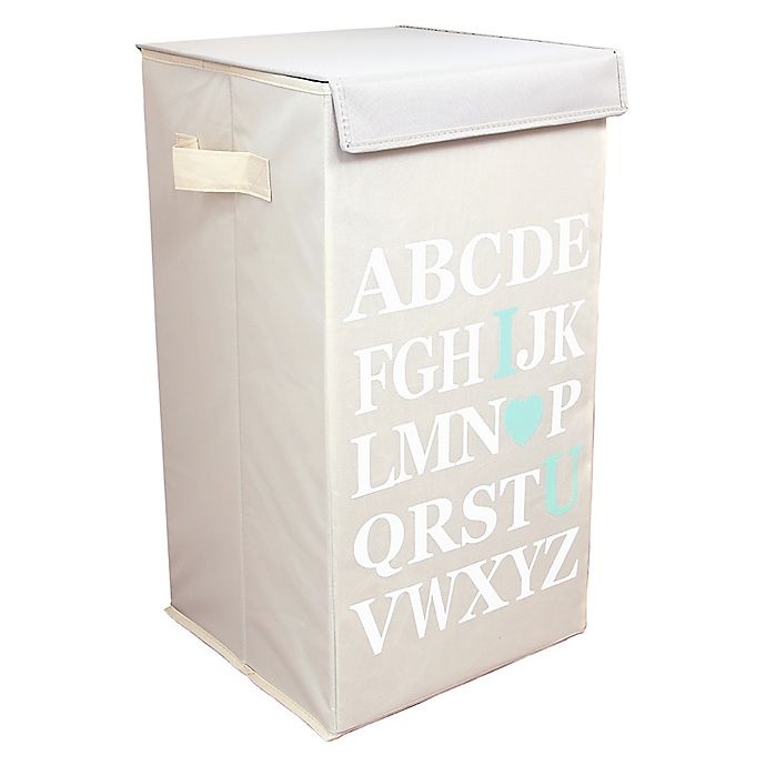 slide 3 of 4, Dazz ABC I Love Your Flip-Top Laundry Hamper, 1 ct