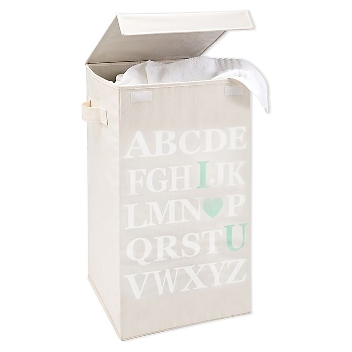 slide 4 of 4, Dazz ABC I Love Your Flip-Top Laundry Hamper, 1 ct