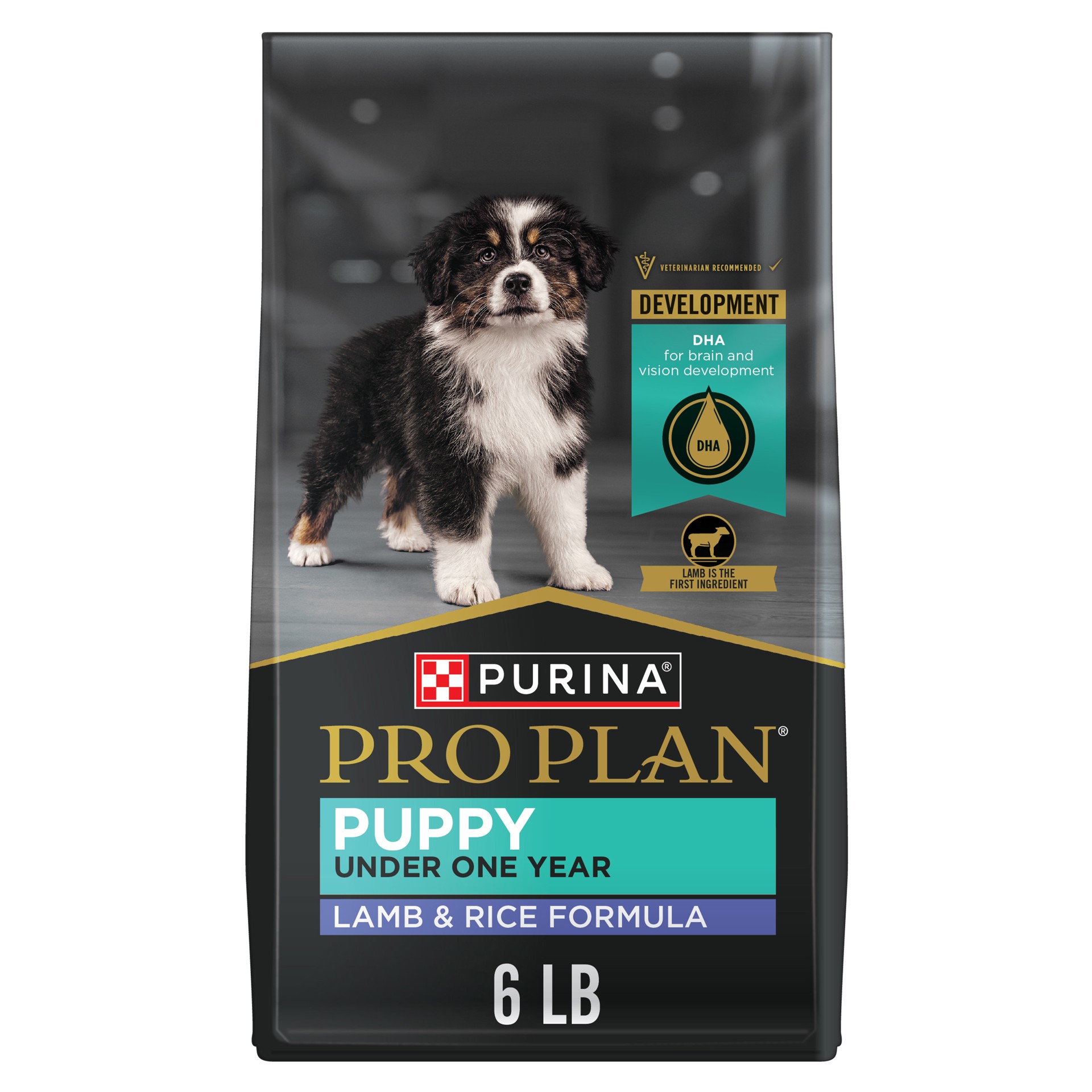 slide 1 of 8, Pro Plan Purina Pro Plan High Protein Puppy Food DHA Lamb & Rice Formula, 6 lb