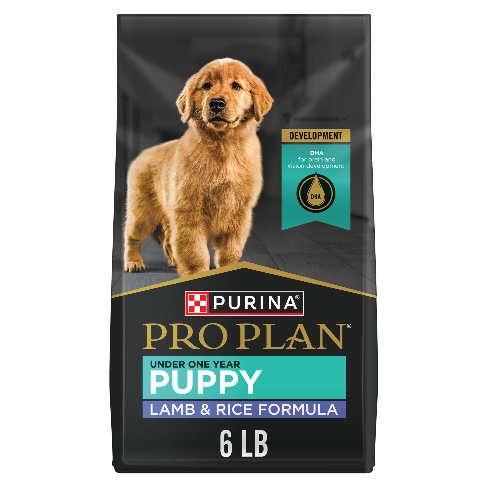 slide 1 of 8, Pro Plan Purina Pro Plan High Protein Puppy Food DHA Lamb & Rice Formula, 6 lb