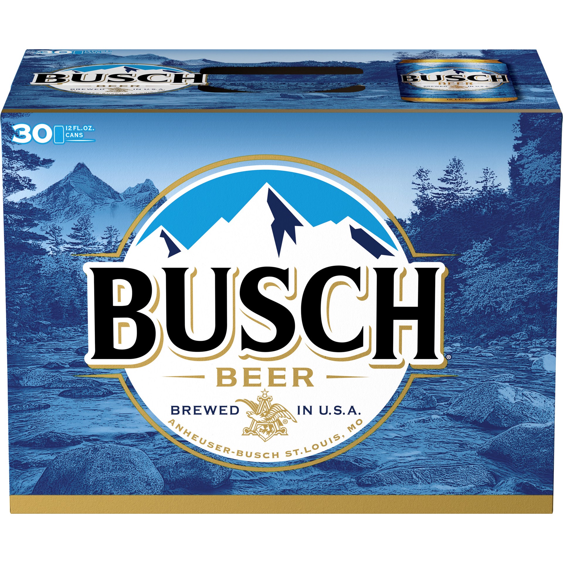 slide 1 of 53, Busch Beer  30 pk / 12 fl oz Cans, 360 fl. oz
