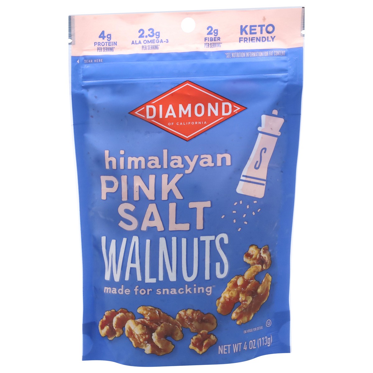 slide 2 of 9, Diamond Himalayan Pink Salt Walnuts 4 oz, 4 oz