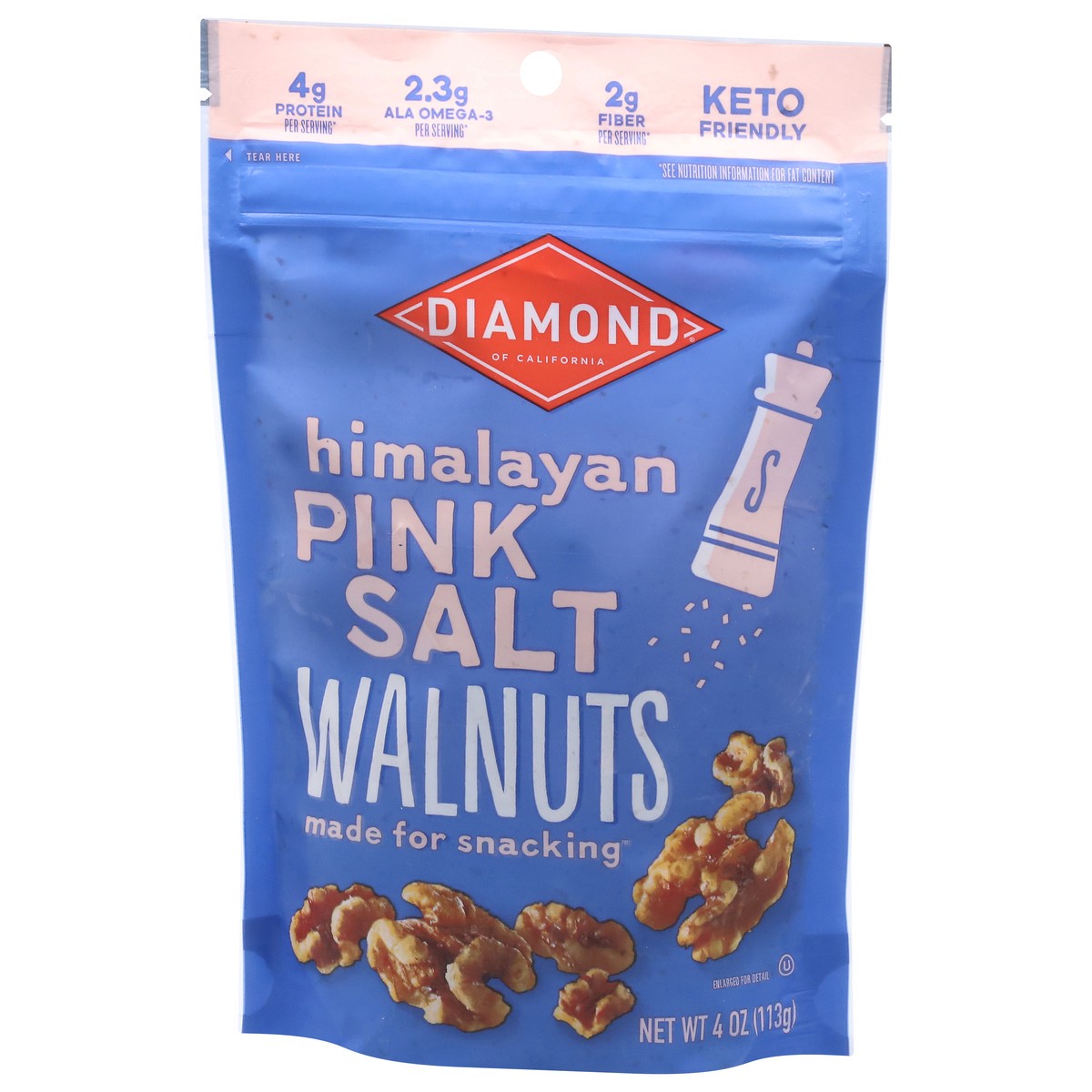 slide 3 of 9, Diamond Himalayan Pink Salt Walnuts 4 oz, 4 oz